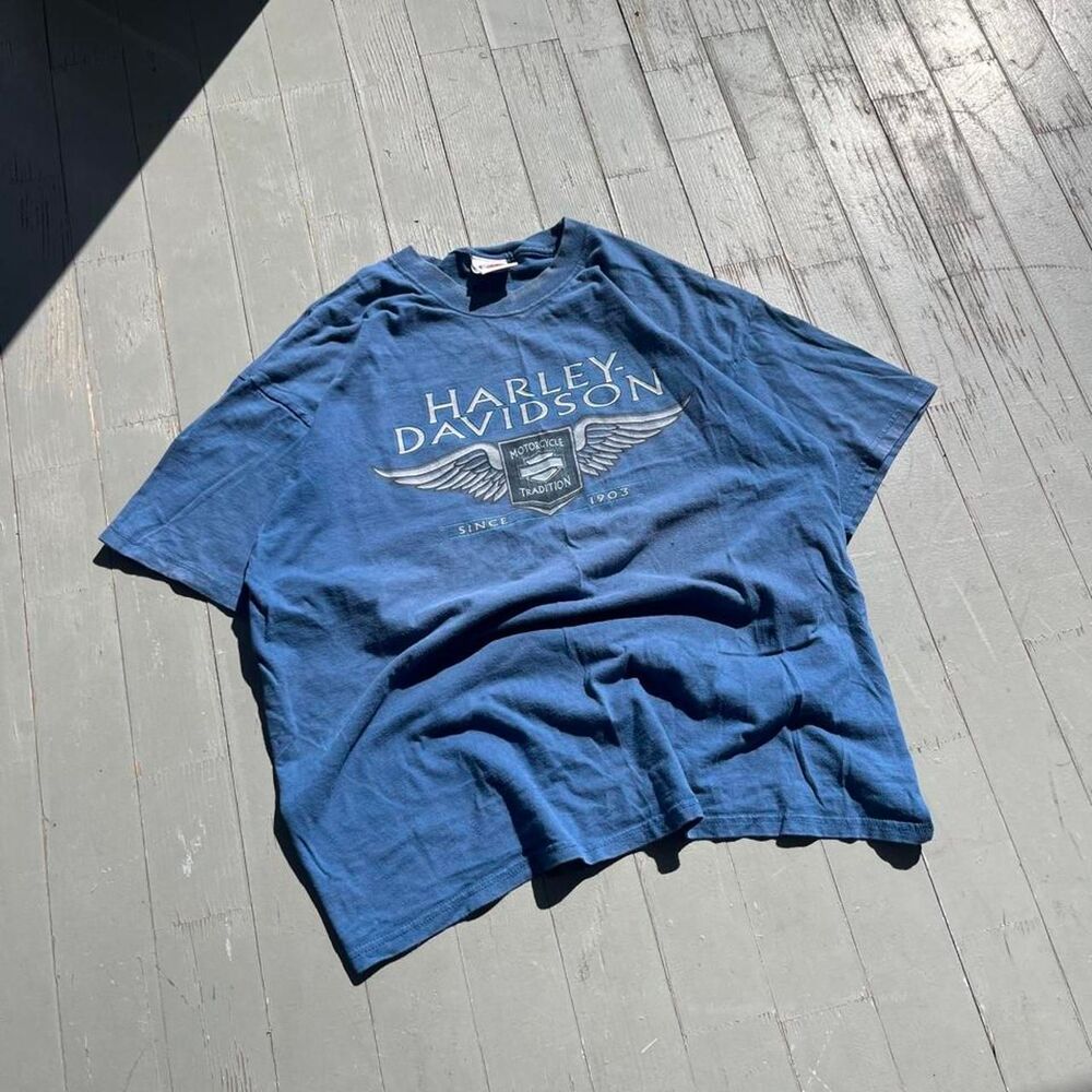 Vintage Harley Davidson Biker Streetwear Y2K Graphic Tee Shirt